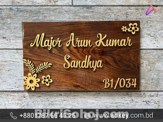 Woodworking Logo Design Name plates Maker in BD